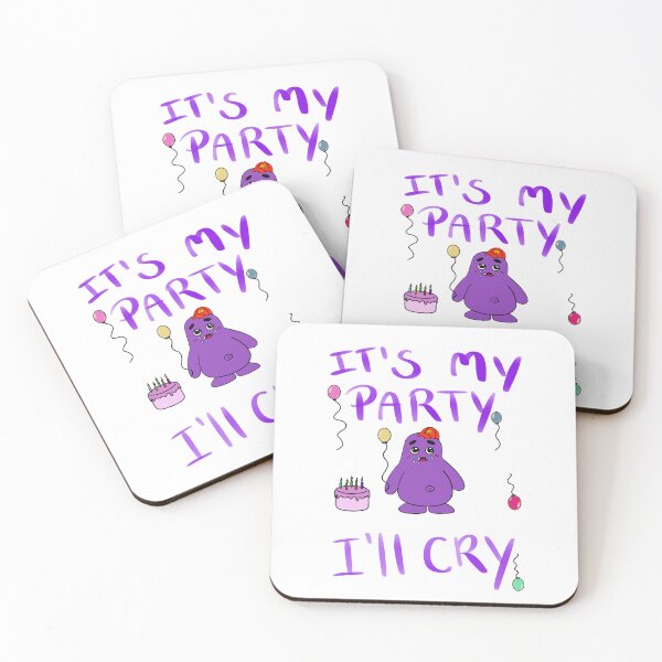 Item preview, ITS MY PARTY GRIMACE designed and sold by SWANKLES.