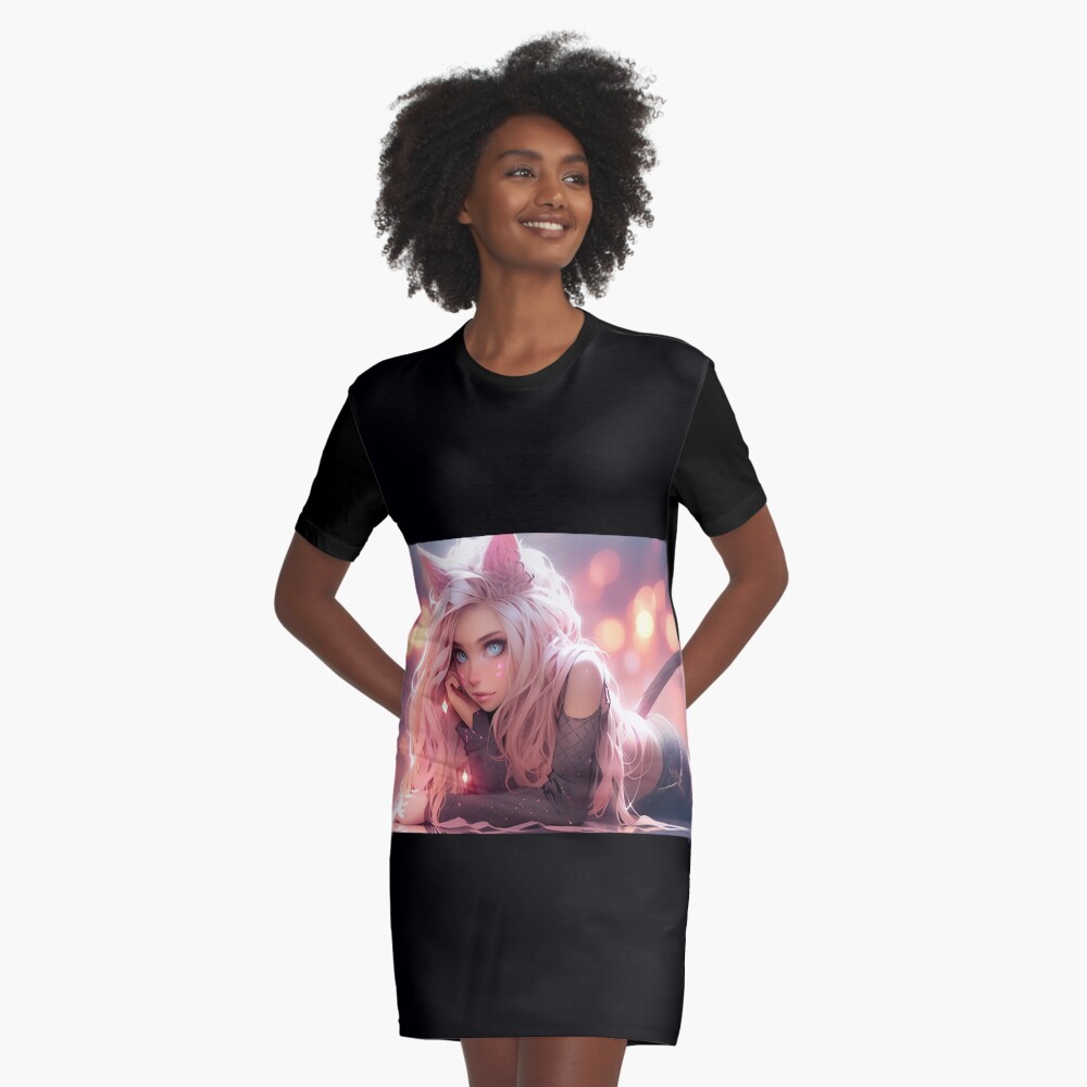 Item preview, Graphic T-Shirt Dress designed and sold by BienThings.