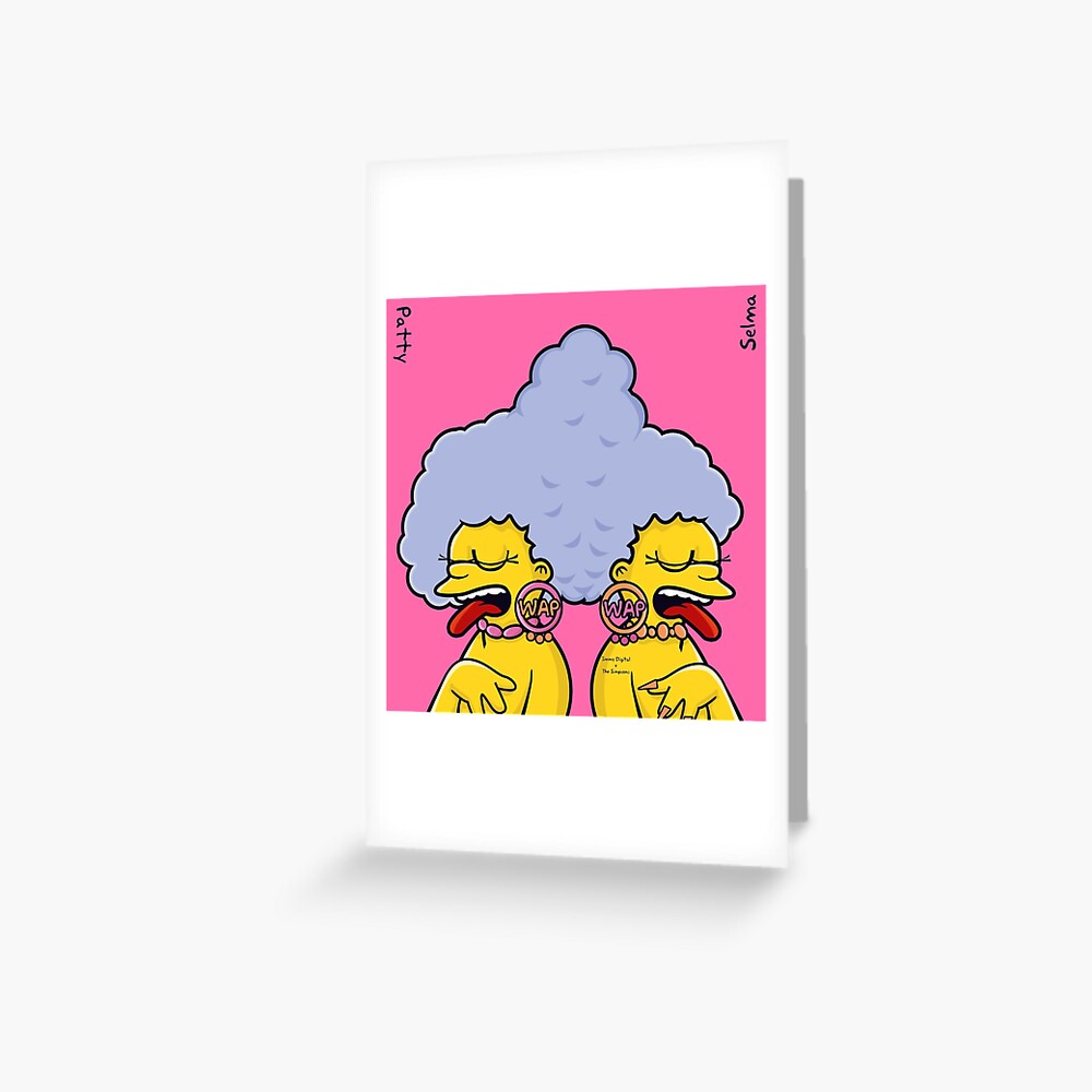 Simpsons WAP Megan thee Stallion Cardi B Patty and Selma