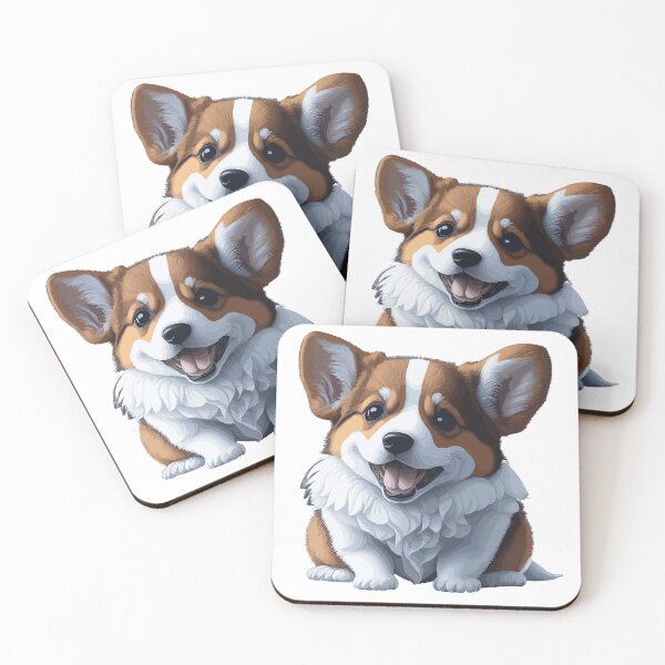 Item preview, Cute corgi dog sitting designed and sold by pixdesigns.