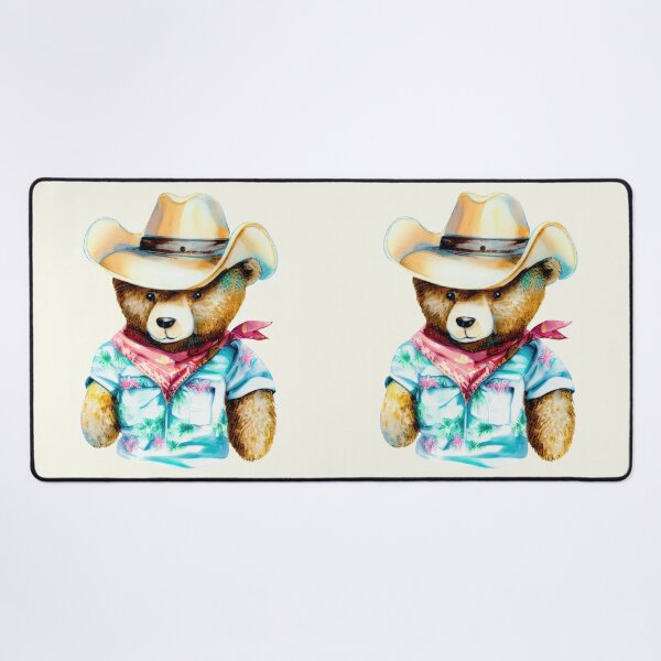 Item preview, Beach Vibes with Coastal Cowboy Teddy Bear designed and sold by pocketart2023.