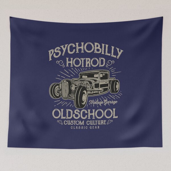Item preview, Psychobilly Hotrod - Old School - Cultura personalizada - Equipo clásico designed and sold by flipper42.