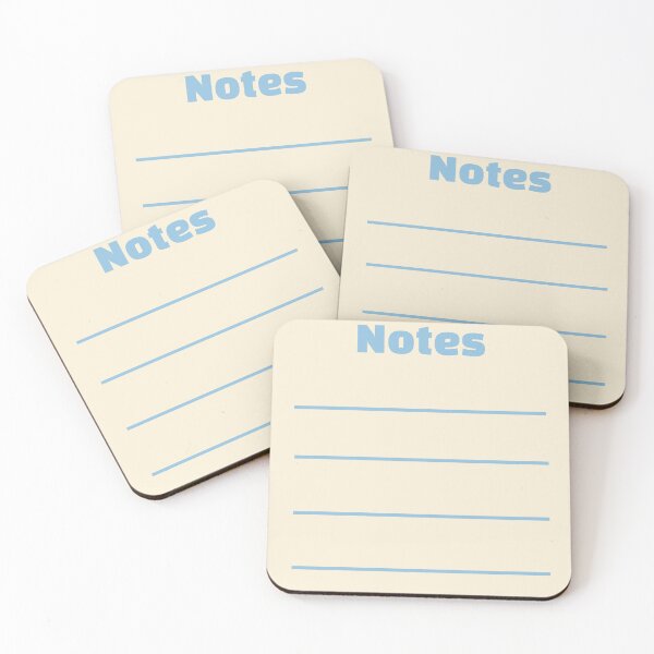 Item preview, Blue Notes For Planner designed and sold by Kristka.