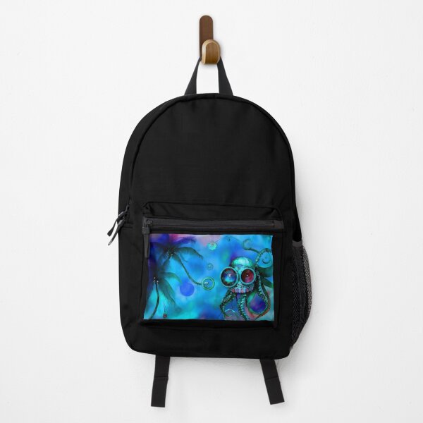 Item preview, Metallic Look Octopus Retro Futuristic Style on Beach at Night - AI Art 3 of 8 designed and sold by Beachy.