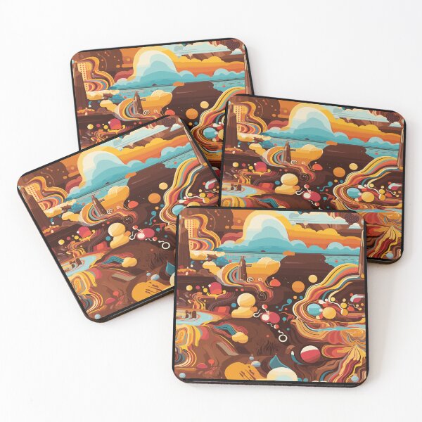 Item preview, CocoDreams: Psychedelic Chocolate Wonderland Design Collection designed and sold by KaonDesign.