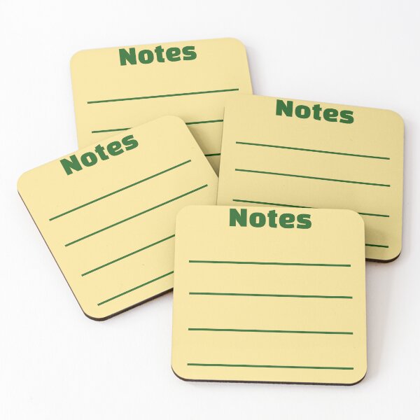 Item preview, Green Notes For Planner designed and sold by Kristka.