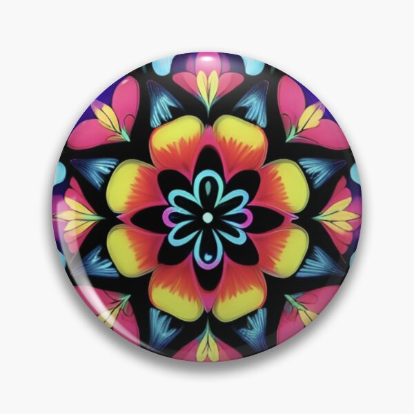 Item preview, 60s style neon flowers  designed and sold by Mahe Jabeen.