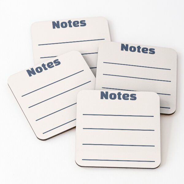 Item preview, Dark Blue Notes For Planner designed and sold by Kristka.