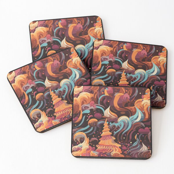 Item preview, CocoDreams: Psychedelic Chocolate Wonderland Design Collection designed and sold by KaonDesign.
