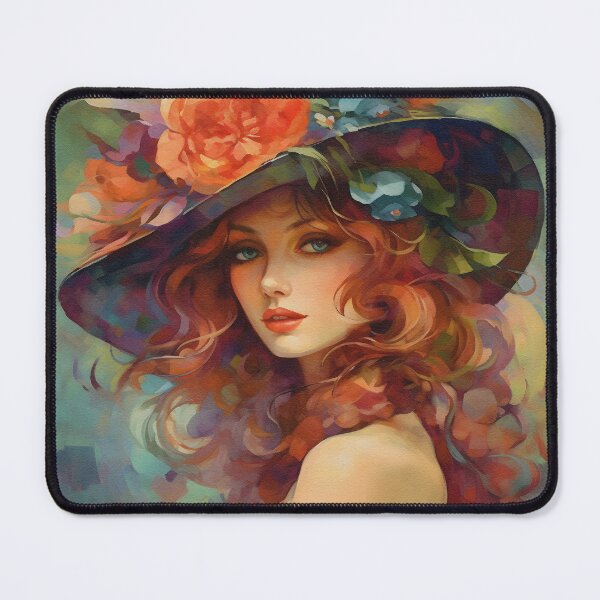 Item preview, Impresión del arte de la decoración del art déco | Hermosa Mujer Retrato Estilo Art Noveau designed and sold by EmmiFoxDesigns.