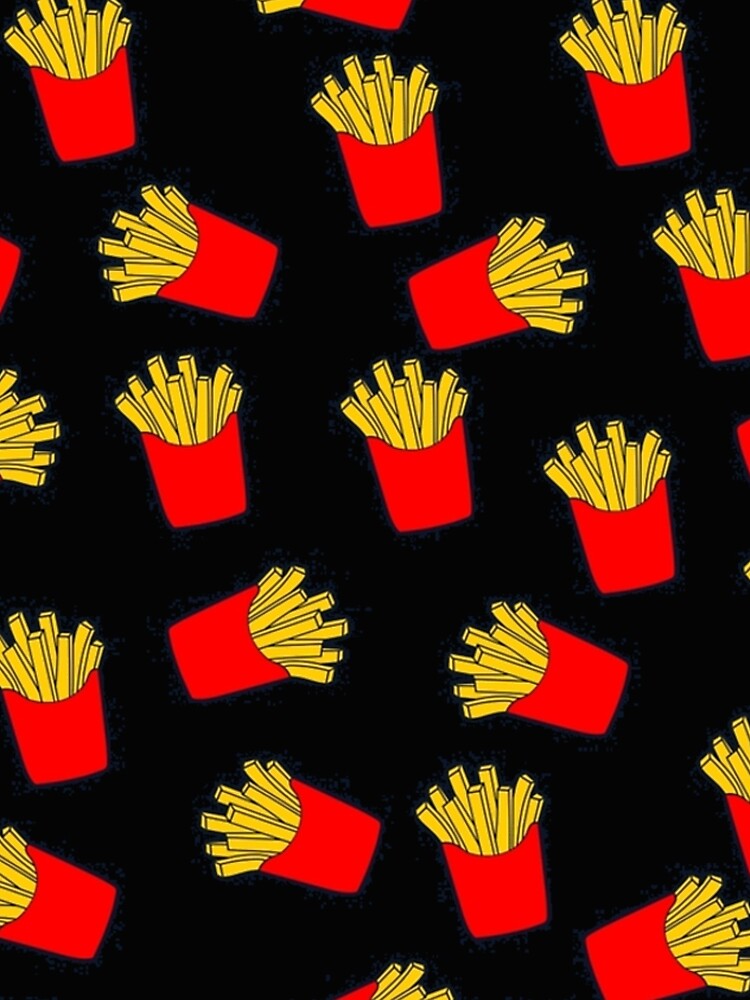 Discover Cute French Fries Pattern Leggings