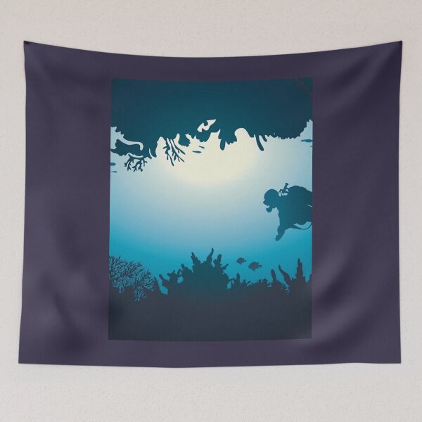 Item preview, Underwater World - Scuba Diver Coffee Mug 	 designed and sold by jtxoldhp53.