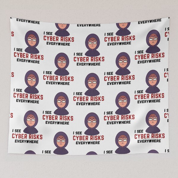 Item preview, I see Cyber risks everywhere , hacker boyhackerITsoftware engineer designed and sold by BeatrixasPearla.