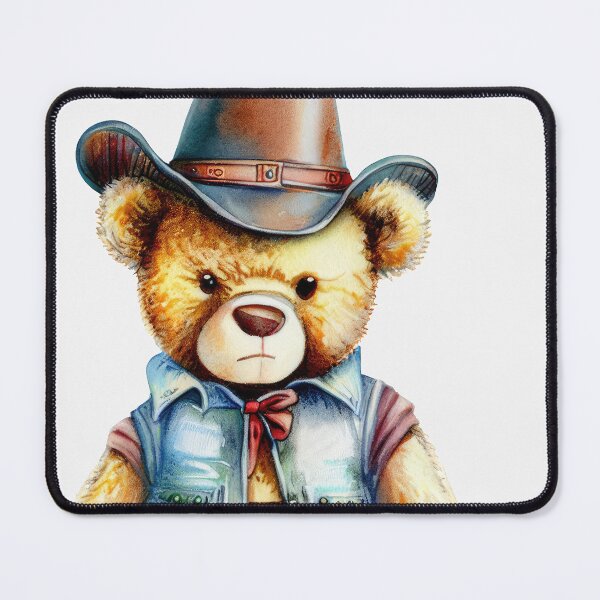 Item preview, Retro Cowboy Teddy Bear designed and sold by pocketart2023.
