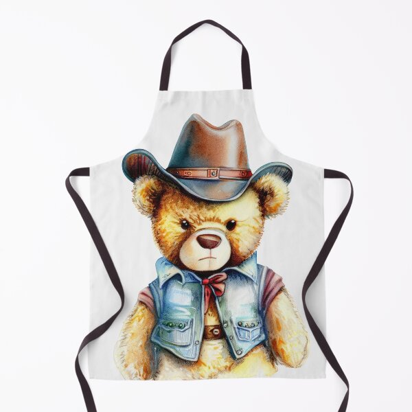 Item preview, Retro Cowboy Teddy Bear designed and sold by pocketart2023.