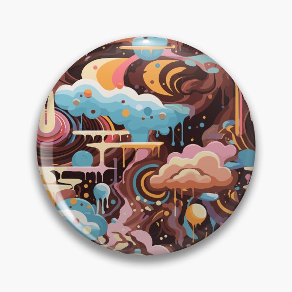 Item preview, CocoDreams: Colección de diseño psicodélico del país de las maravillas del chocolate designed and sold by KaonDesign.