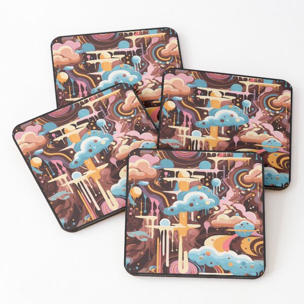 Item preview, CocoDreams: Psychedelic Chocolate Wonderland Design Collection designed and sold by KaonDesign.