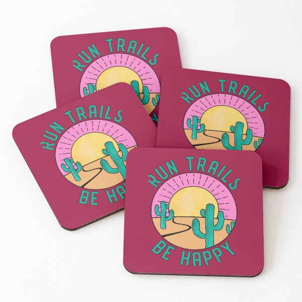 Item preview, Run Trails Be Happy Trail Running 	 	 designed and sold by quofzqvp89.