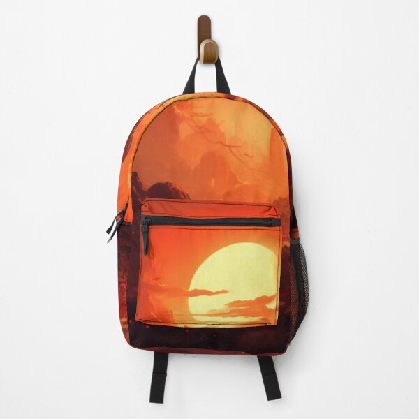 Item preview, A castle on the sunset on red planet designed and sold by isBotStore.