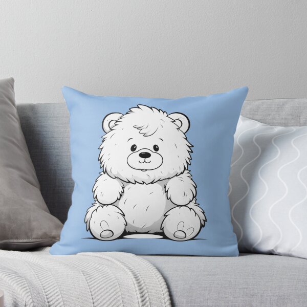 Item preview,  pure white teddy bear  designed and sold by BLOBBOF.