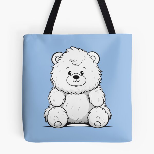 Item preview,  pure white teddy bear  designed and sold by BLOBBOF.