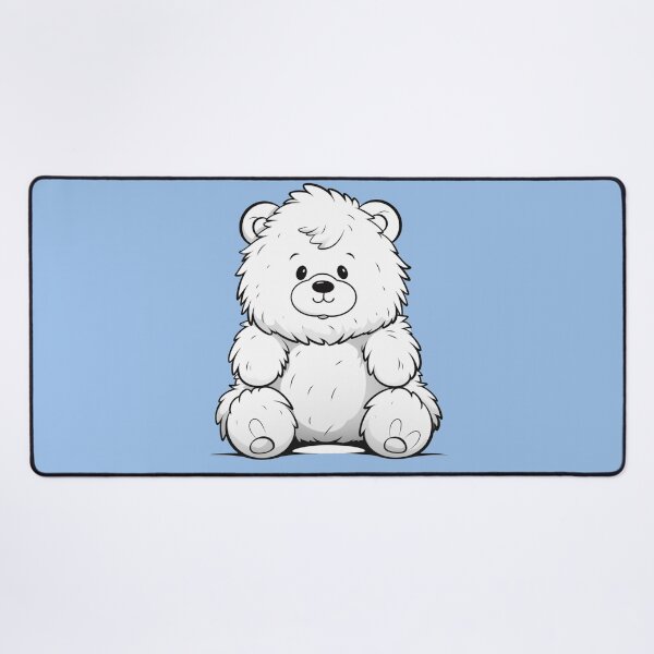 Item preview,  pure white teddy bear  designed and sold by BLOBBOF.