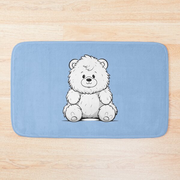 Item preview,  pure white teddy bear  designed and sold by BLOBBOF.
