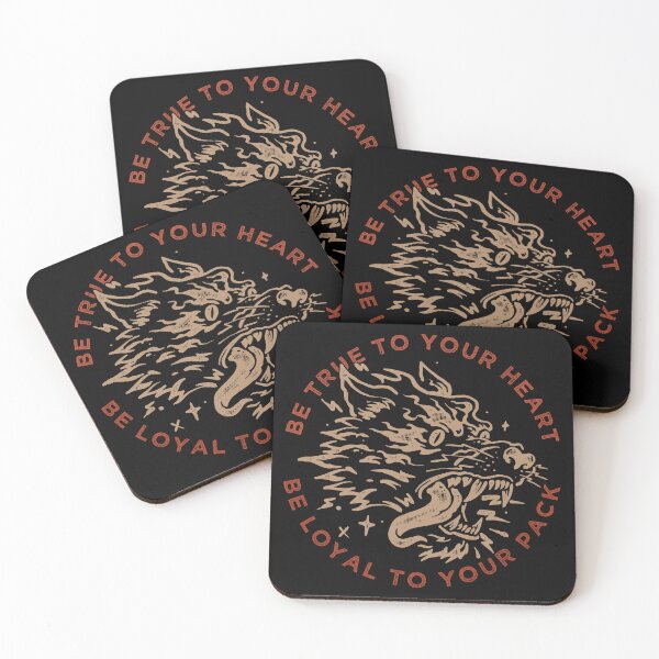 Item preview, Be Loyal to Your Pack, Wolf Design designed and sold by Proverbial Wisdom Design.