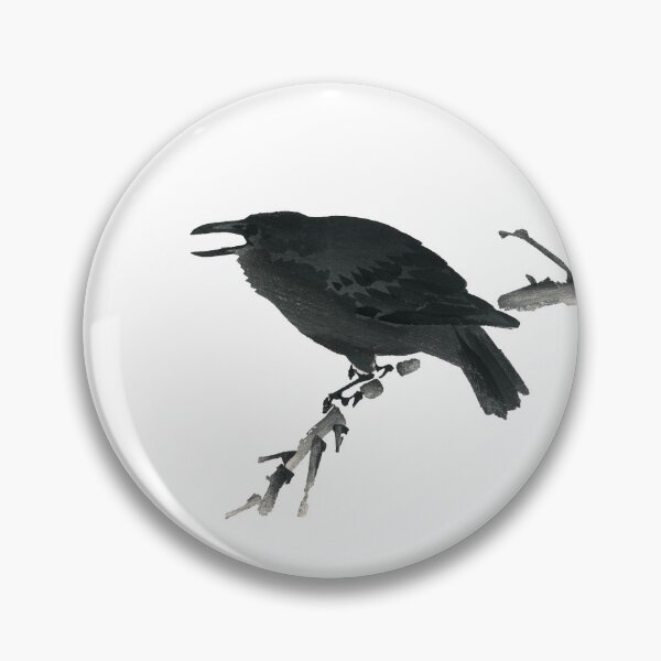 Item preview, Crow by Kōno Bairei (1844-1895) designed and sold by 5b2f.