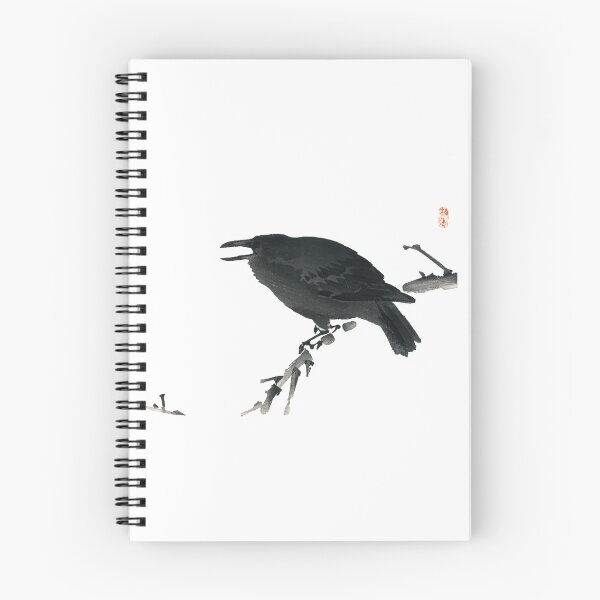 Item preview, Crow by Kōno Bairei (1844-1895) designed and sold by 5b2f.