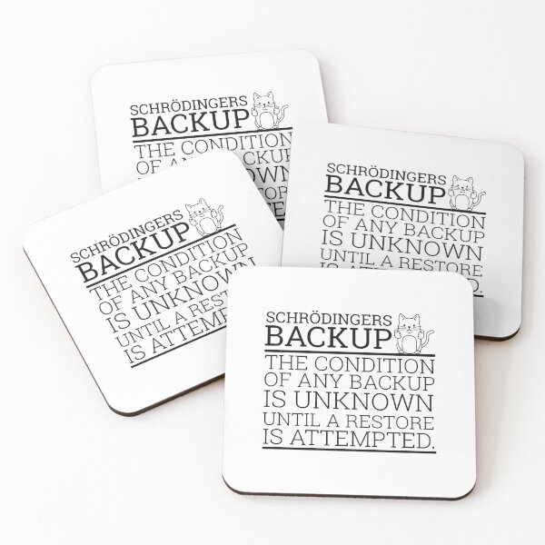 Item preview, Schrödingers BackupCybersecurity (1) designed and sold by LucastaOdetten.
