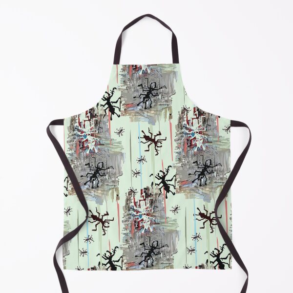 Item preview, ants on the wall pattern, insect illustration, nature pattern, seamless textile, colorful art designed and sold by Natairbrush.