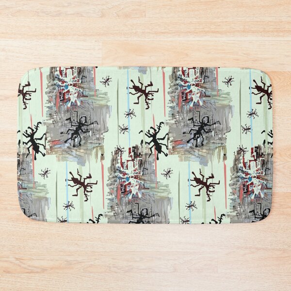 Item preview, ants on the wall pattern, insect illustration, nature pattern, seamless textile, colorful art designed and sold by Natairbrush.