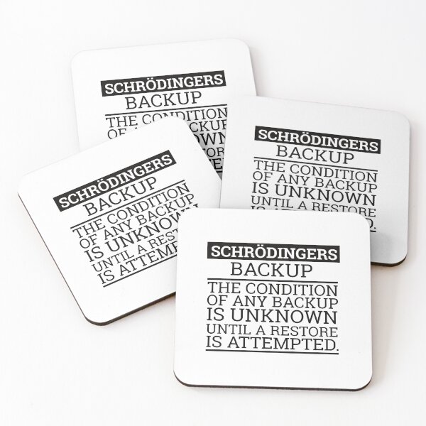 Item preview, Schrödingers BackupCybersecurity designed and sold by LucastaOdetten.