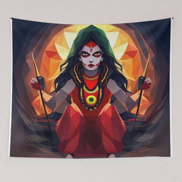 Item preview, Kali on Throne designed and sold by PolygonXYZ.