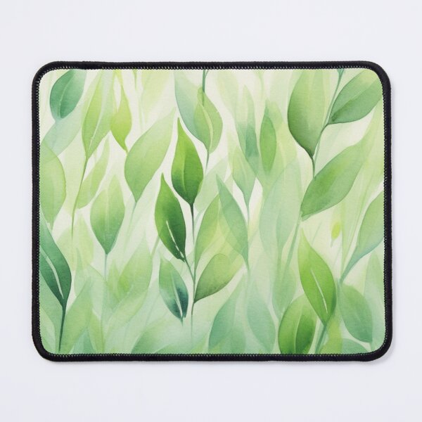 Item preview, Green leaves in watercolor designed and sold by Polistchuk.