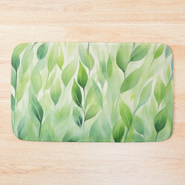 Item preview, Green leaves in watercolor designed and sold by Polistchuk.