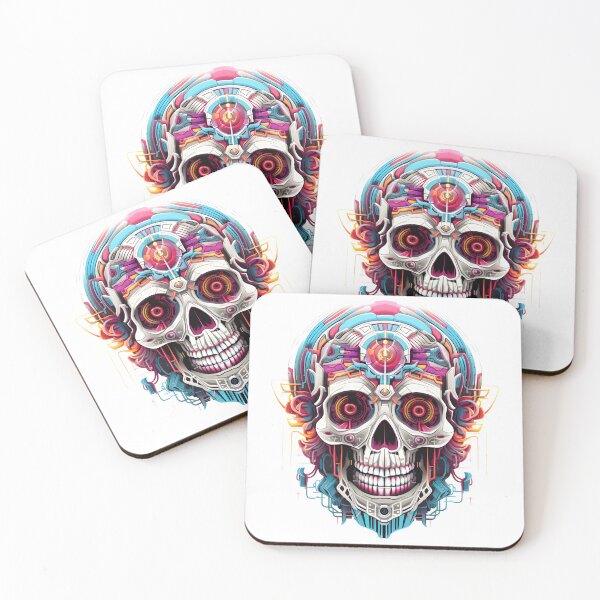 Item preview, Robot Cyberpunk Skull designed and sold by ShepherdsPieMan.