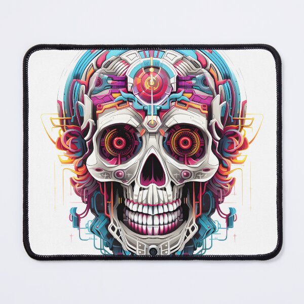 Item preview, Robot Cyberpunk Skull designed and sold by ShepherdsPieMan.