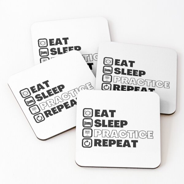 Item preview, eat, sleep, practice, repeat designed and sold by vidademusico.