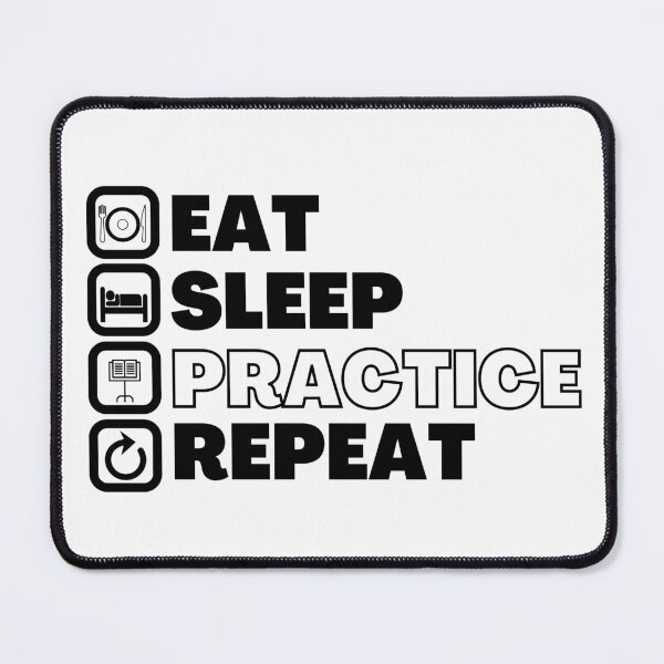 Item preview, eat, sleep, practice, repeat designed and sold by vidademusico.