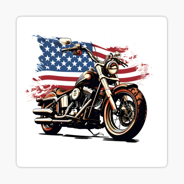 Aufkleber USA Flagge Mit Adler – 100x75 Mm, Wetterfest Für Auto, Motorrad & Mehr