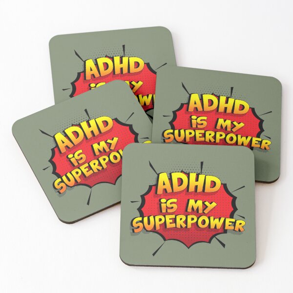 Item preview, ADHD is my Superpower Funny Design Adhd Gift designed and sold by ElonDabney.