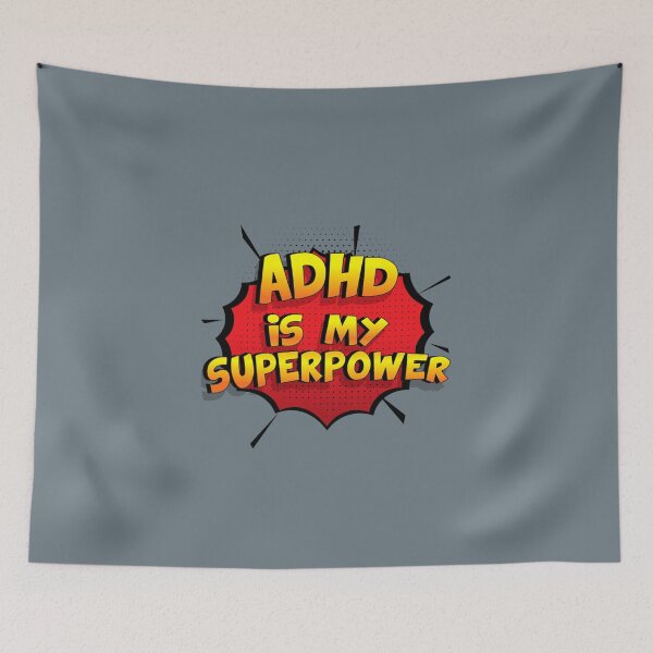 Item preview, ADHD is my Superpower Funny Design Adhd Gift designed and sold by ElonDabney.