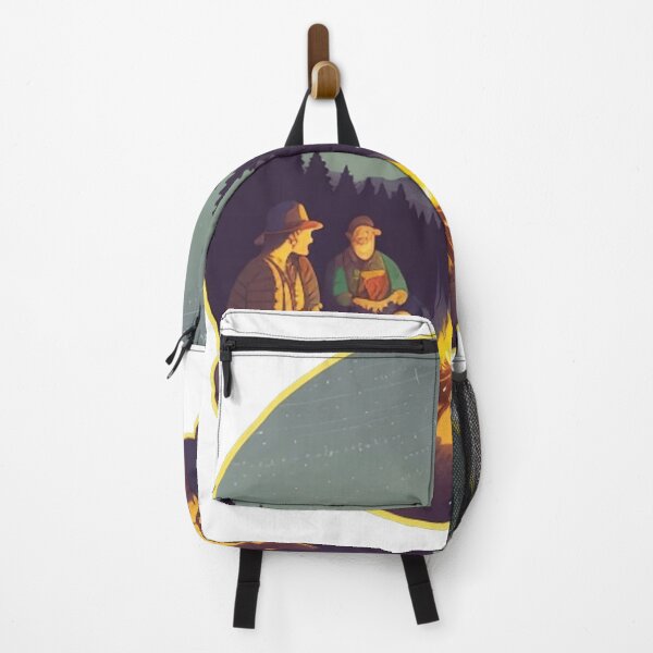 Item preview, A group of campers sits around a campfire designed and sold by noosiionka8.