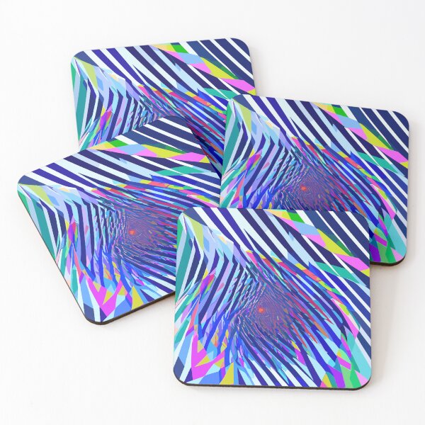 Item preview, Optical Illusions: patterns with geometrical shapes designed and sold by PatternCo.