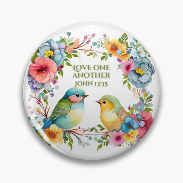 Item preview, John 13:35 - By this everyone will know that you are my disciples, if you love one another. designed and sold by FlutterByH.
