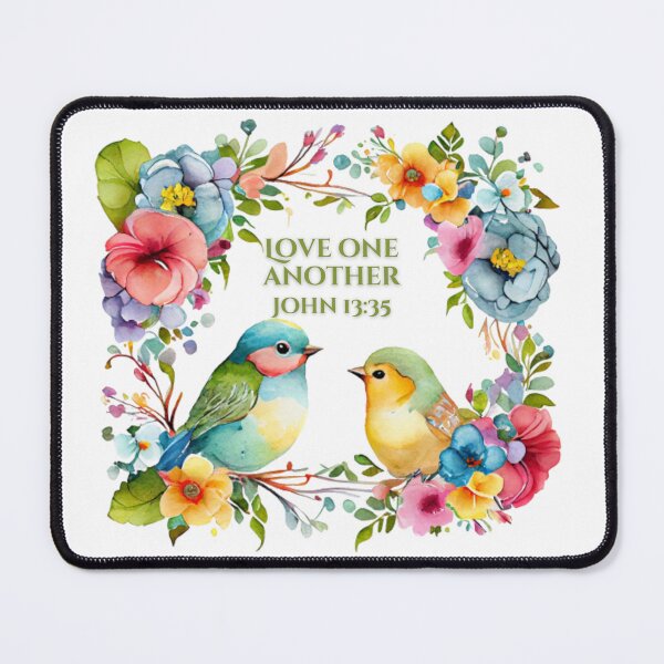 Item preview, John 13:35 - By this everyone will know that you are my disciples, if you love one another. designed and sold by FlutterByH.