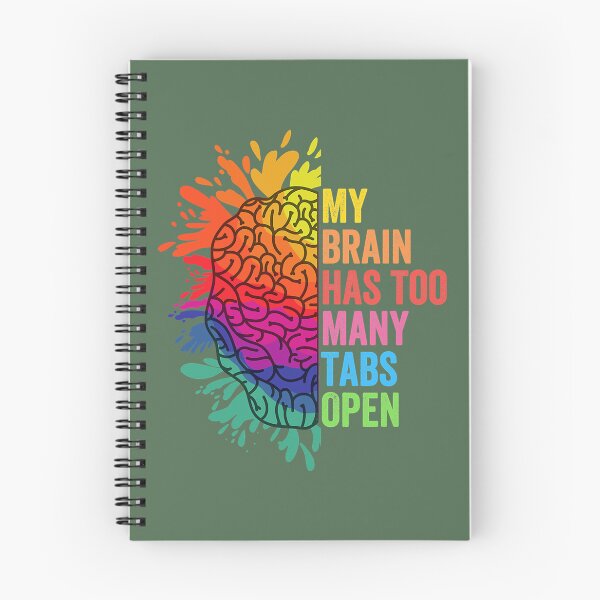 Item preview, My Brain Has Too Many Tabs Open ADHD Is Awesome ADHD designed and sold by ElonDabney.