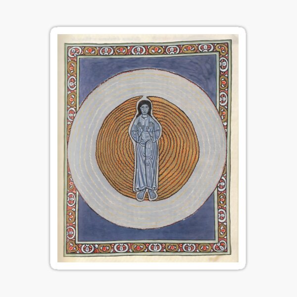 Vista previa del artículo con la obra «LA VERDADERA TRINIDAD EN LA VERDADERA UNIDAD por Hildegard von Bingen», diseñado y vendido por Pandora's  Box.